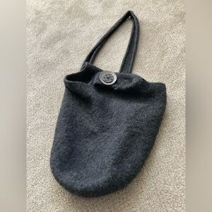 Boho Boiled Felted Wool Shoulder Bag Purse